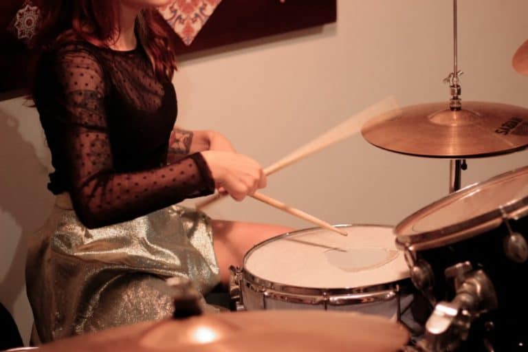 woman drummer